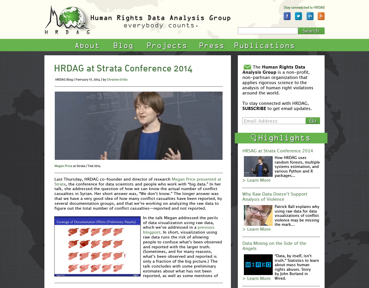 HRDAG – Human Rights Data Analysis Group